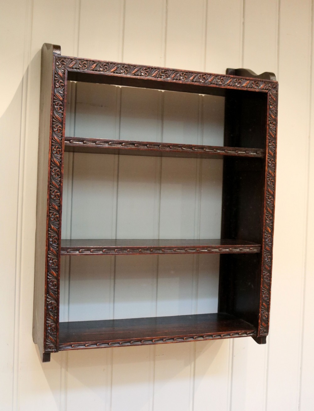 Oak Wall Shelves View II