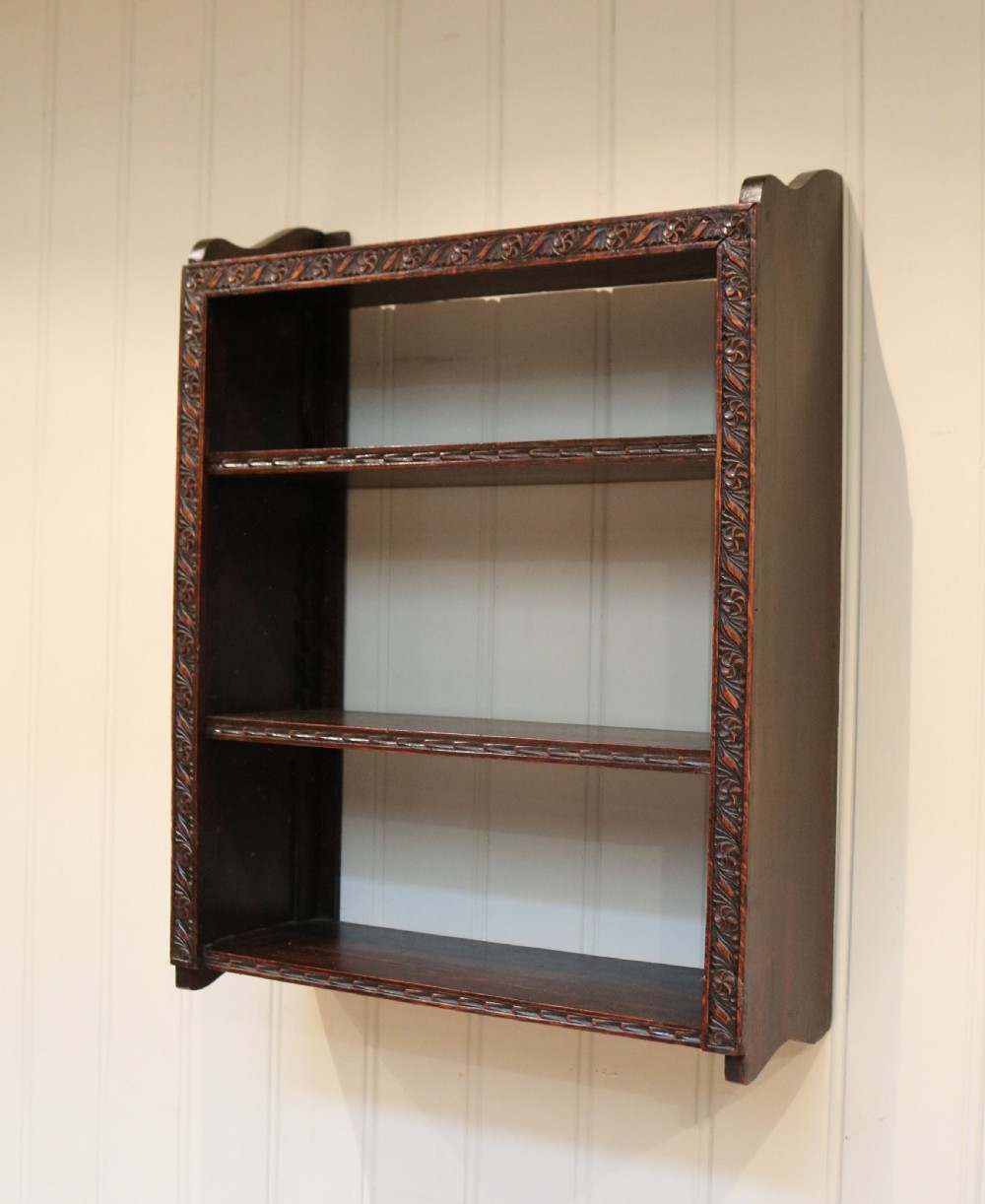 Oak Wall Shelves View IV