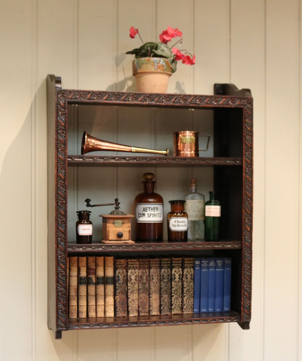 Oak Wall Shelves View V