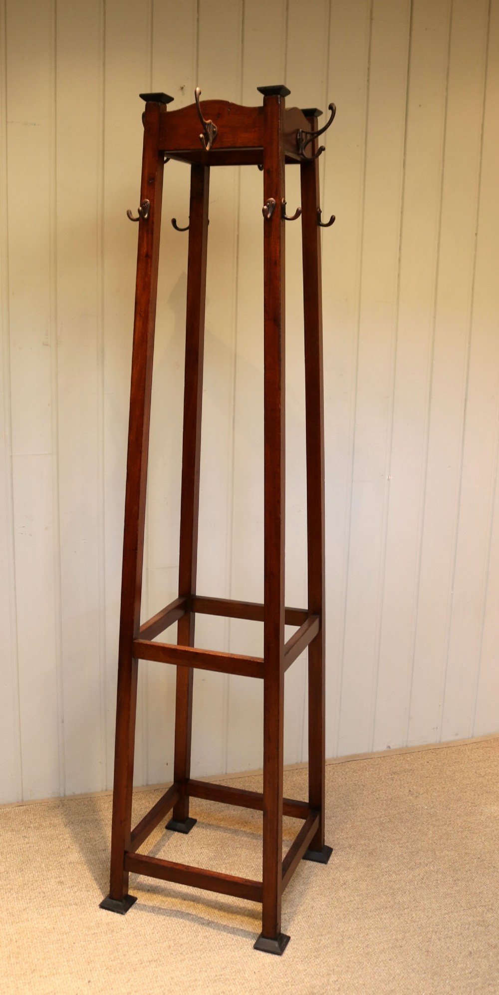 French Oak Coat And Hat Stand View III