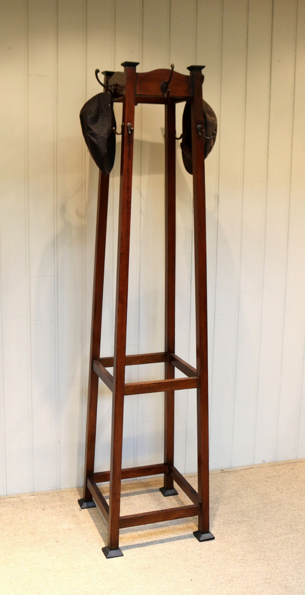 French Oak Coat And Hat Stand View IV