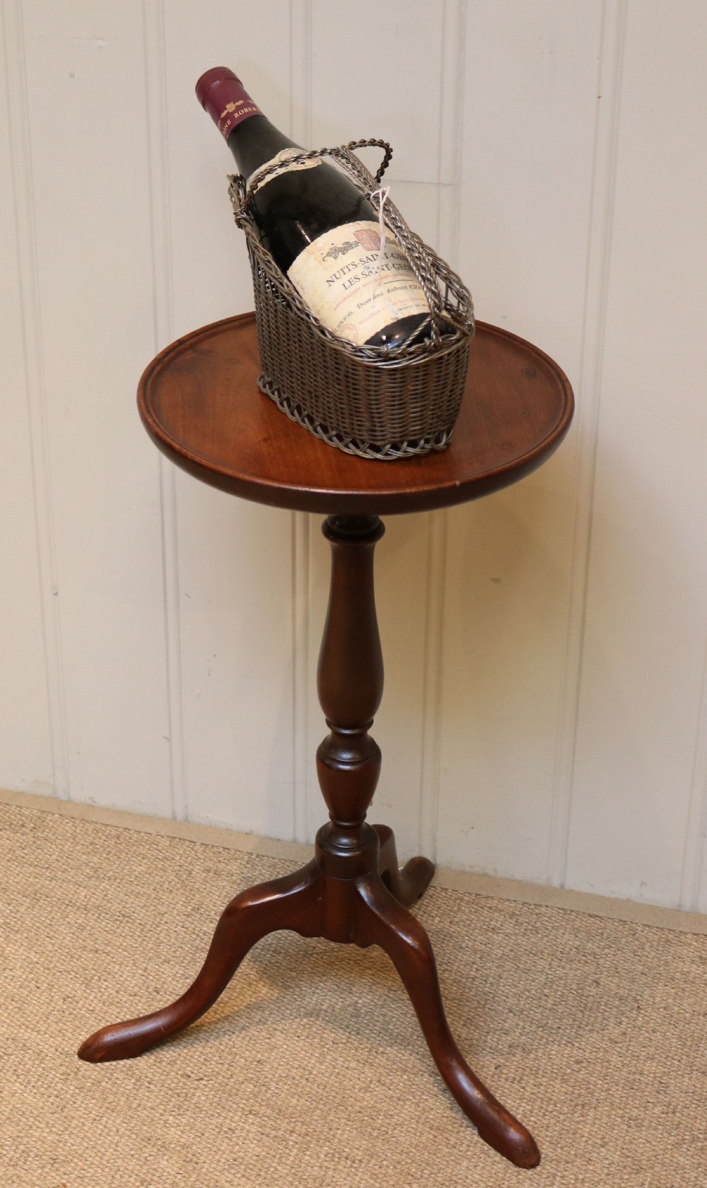 Mahogany Wine Table View III