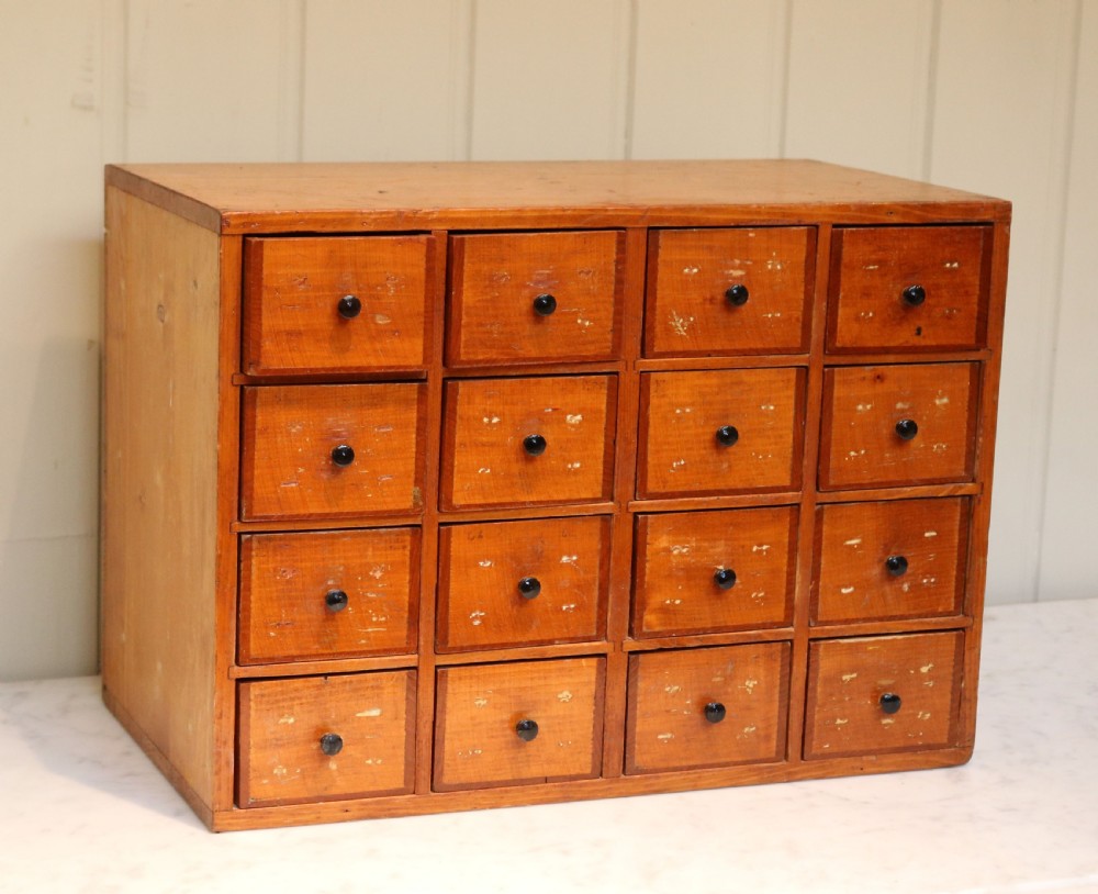 Miniature French Pine Drawers View II