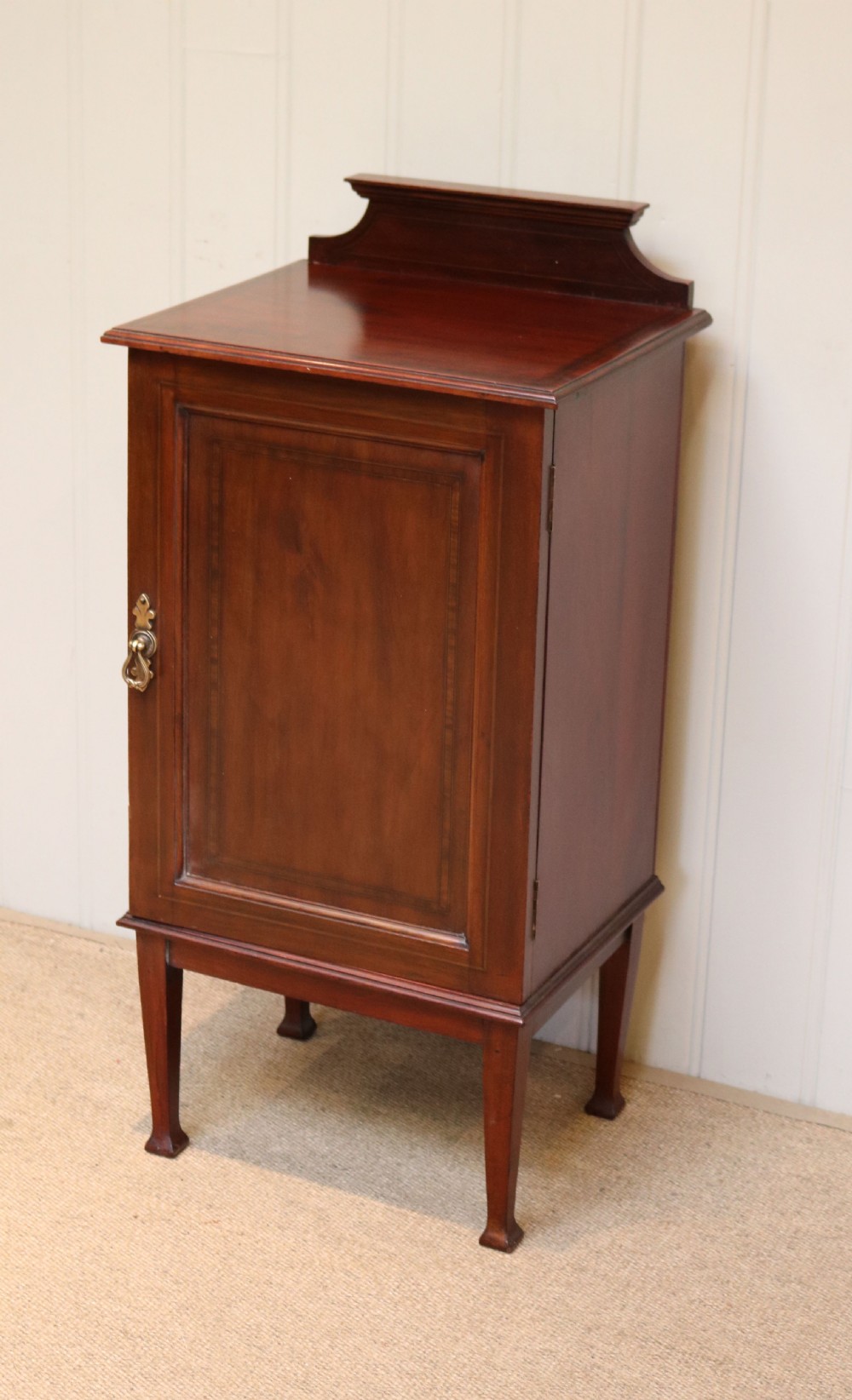 Edwardian Mahogany Bedside Cabinet