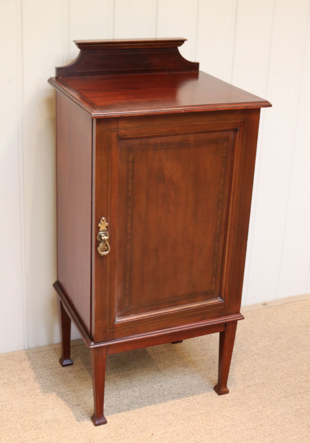 Edwardian Mahogany Bedside Cabinet View II