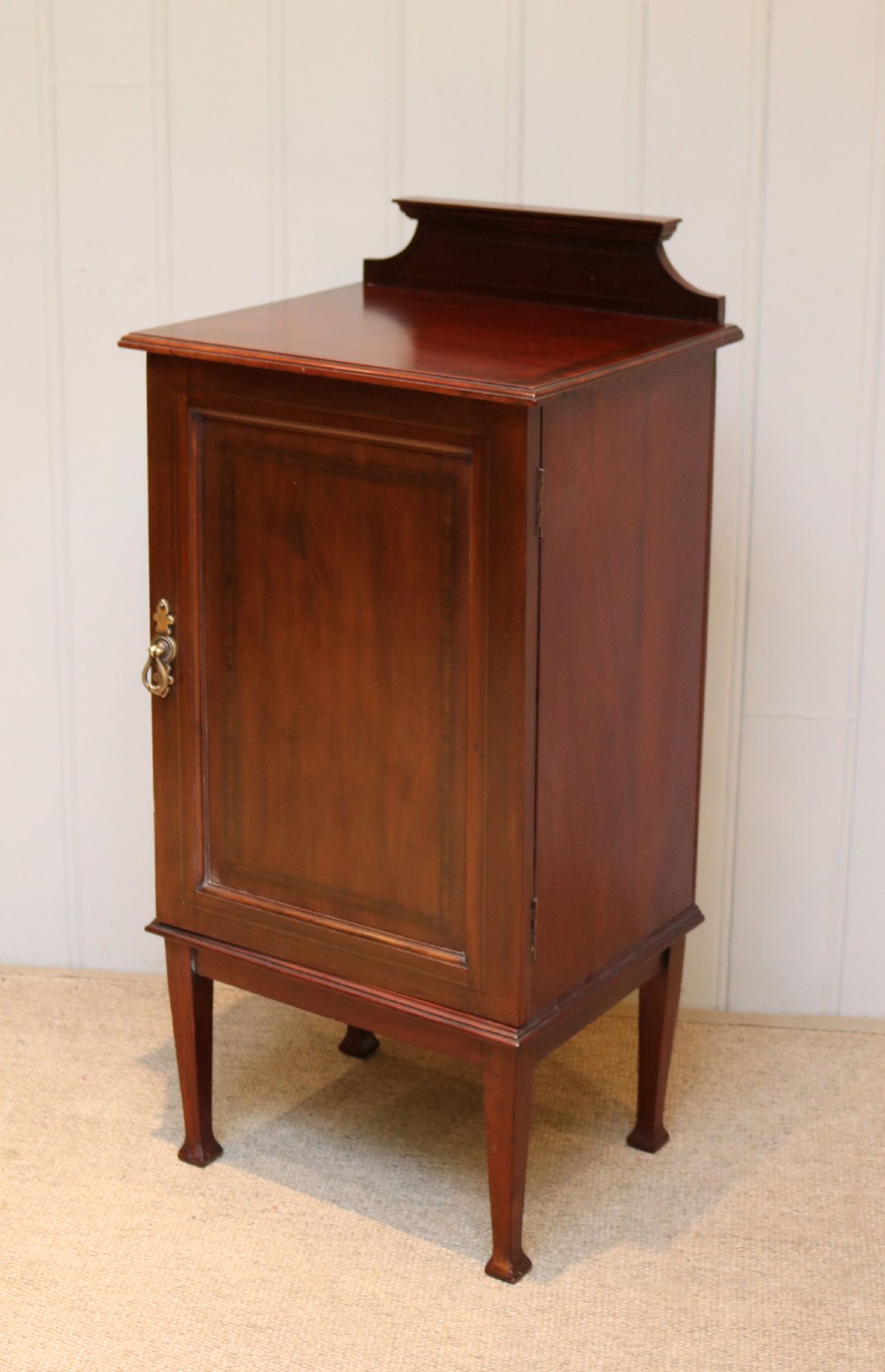 Edwardian Mahogany Bedside Cabinet View VII