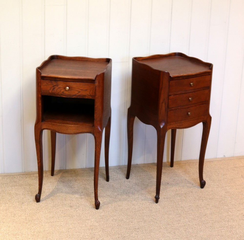 Pair Of French Oak Bedside Cabinets View VIII