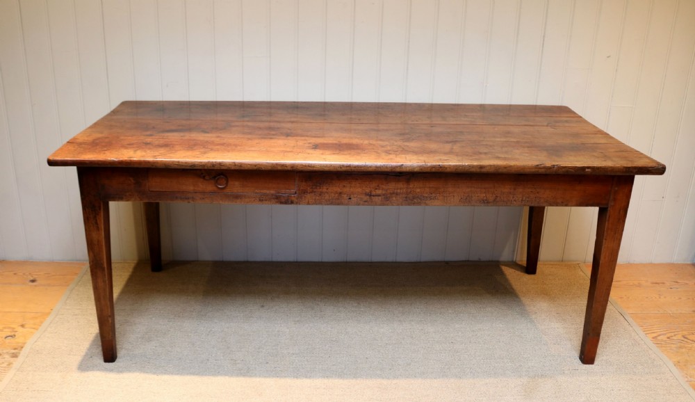 French Cherry Wood Farmhouse Table