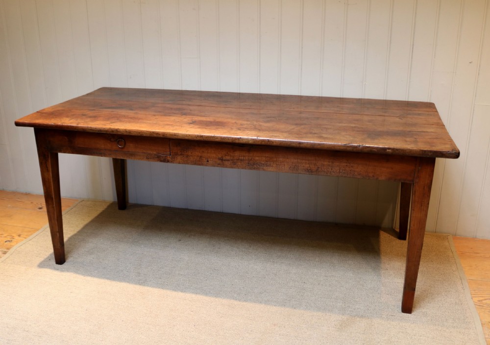 French Cherry Wood Farmhouse Table View II