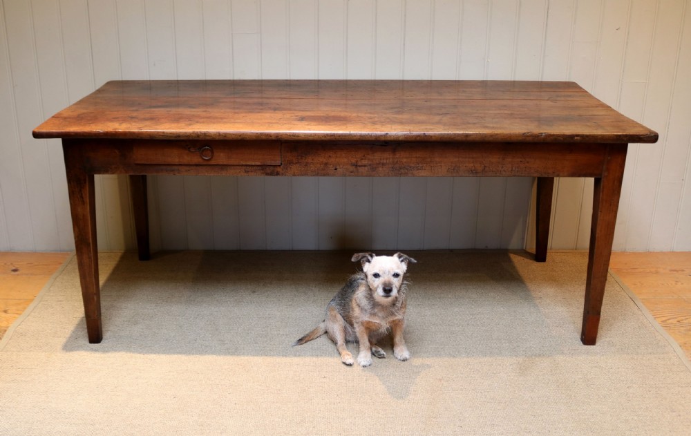 French Cherry Wood Farmhouse Table View V
