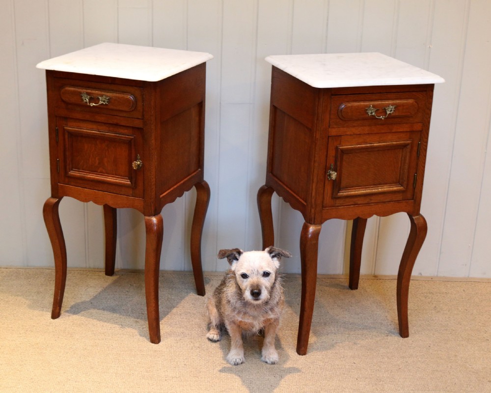 Pair Of French Oak Bedside Cabinets View VIII
