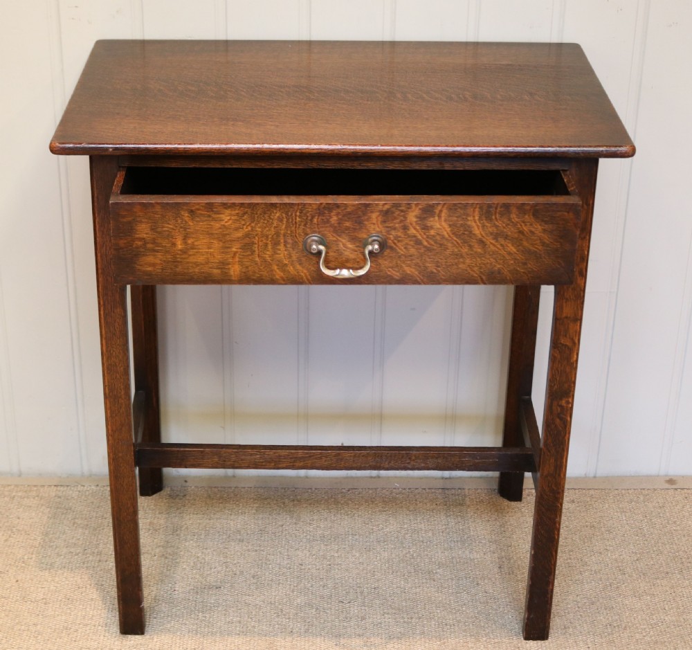 Oak Side Table View IV