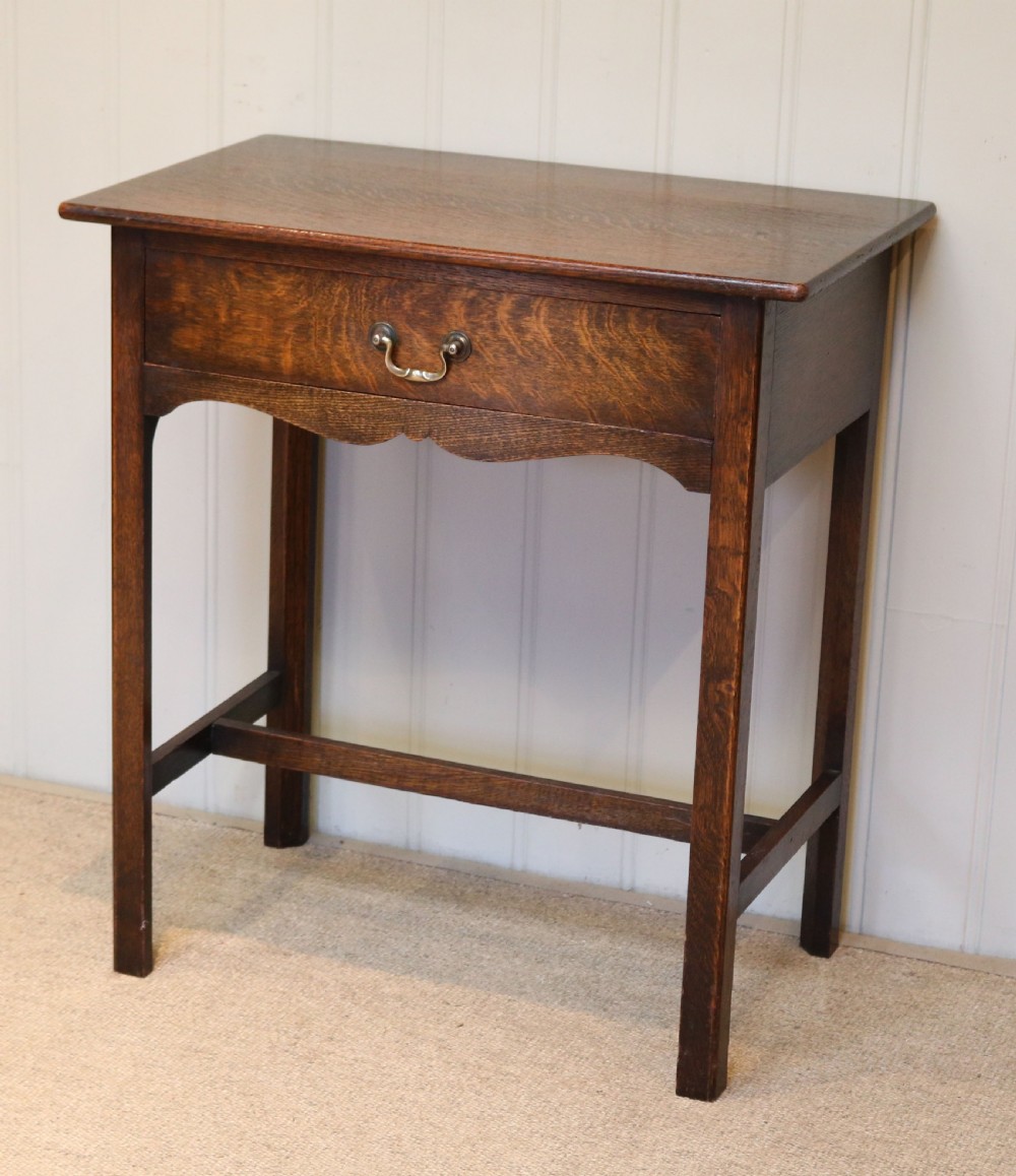 Oak Side Table View V