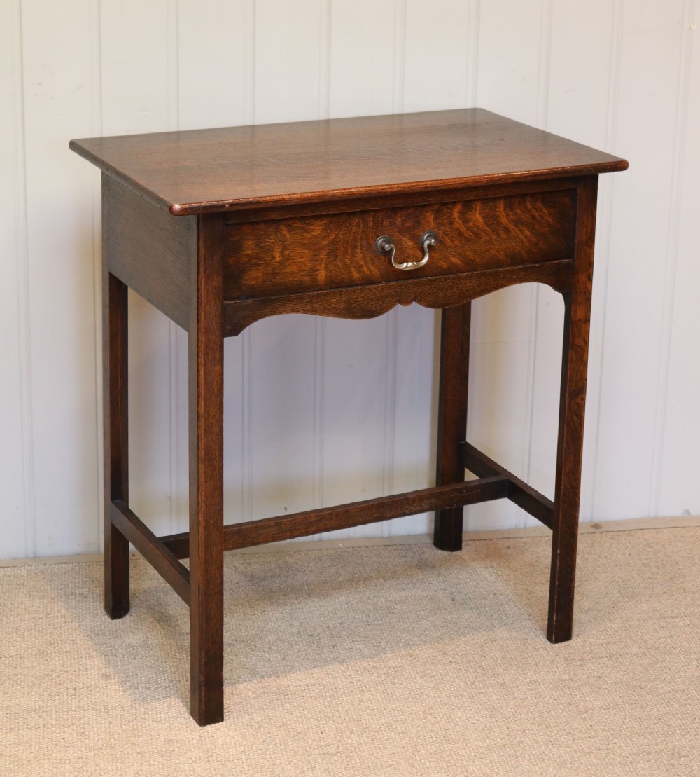 Oak Side Table View VII