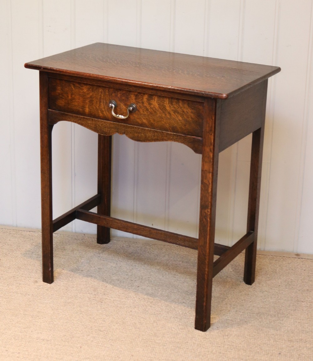 Oak Side Table View VIII