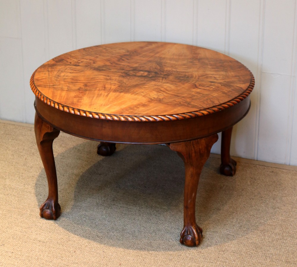 Circular Walnut Table View III