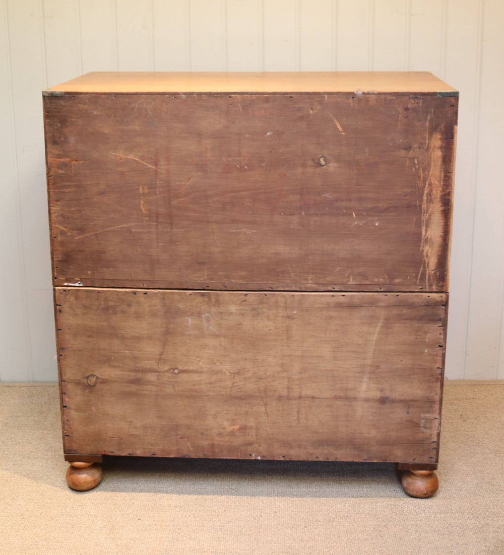 Good Quality Late 19th Century Oak Military Chest View IX