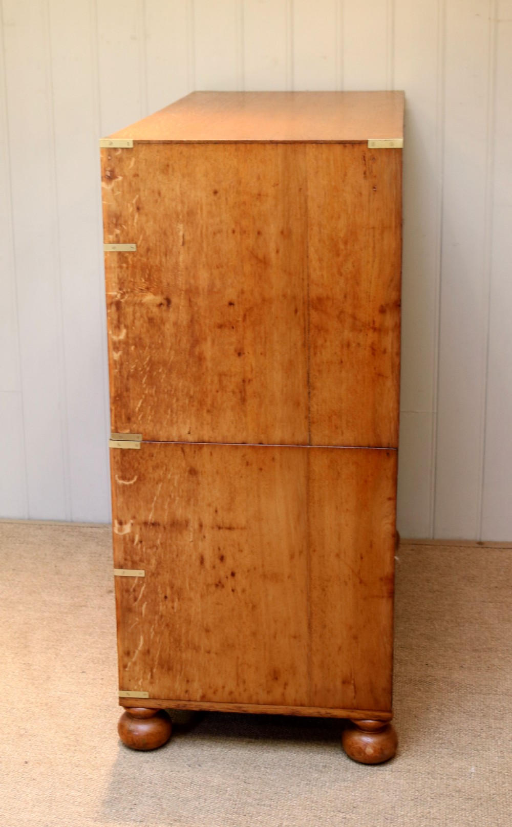 Good Quality Late 19th Century Oak Military Chest View X