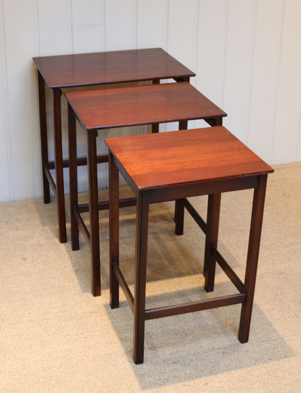 Mahogany Nest Of  3 Tables View IV