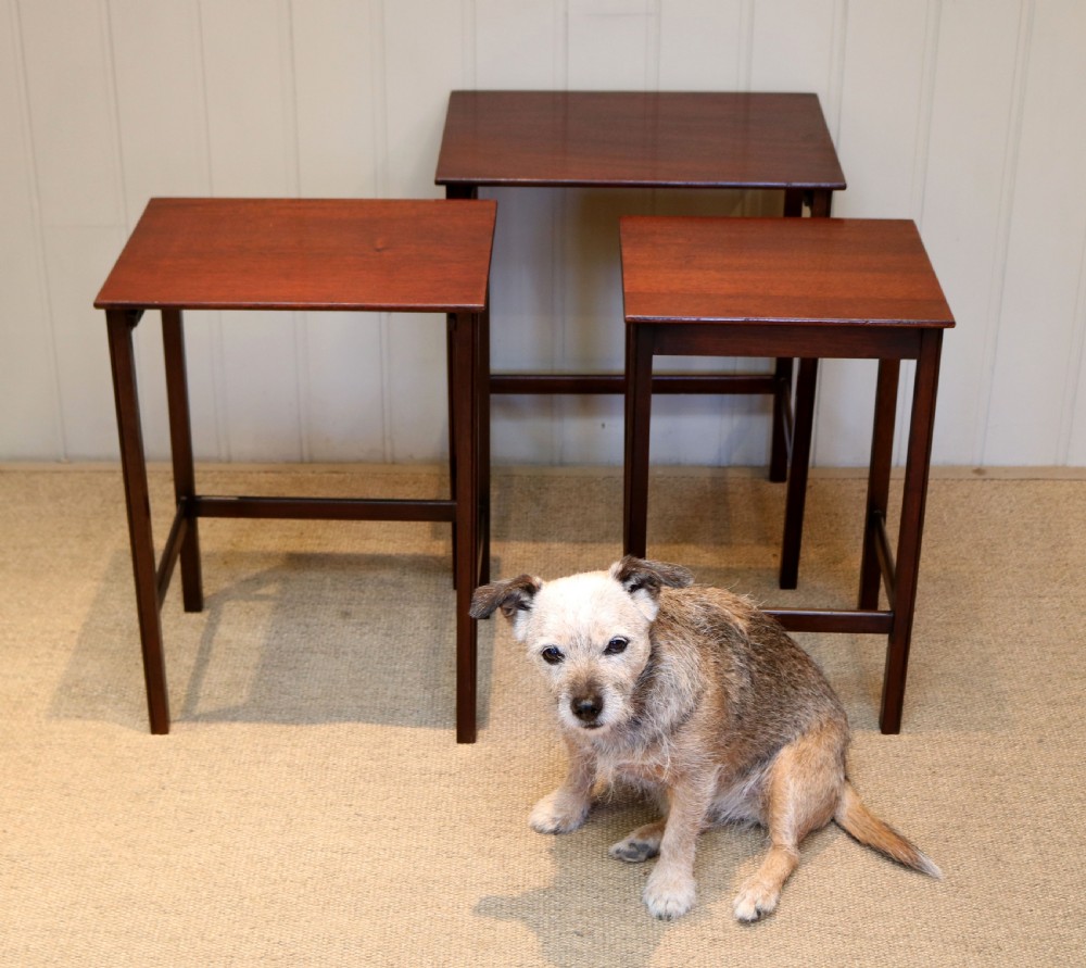 Mahogany Nest Of  3 Tables View VII