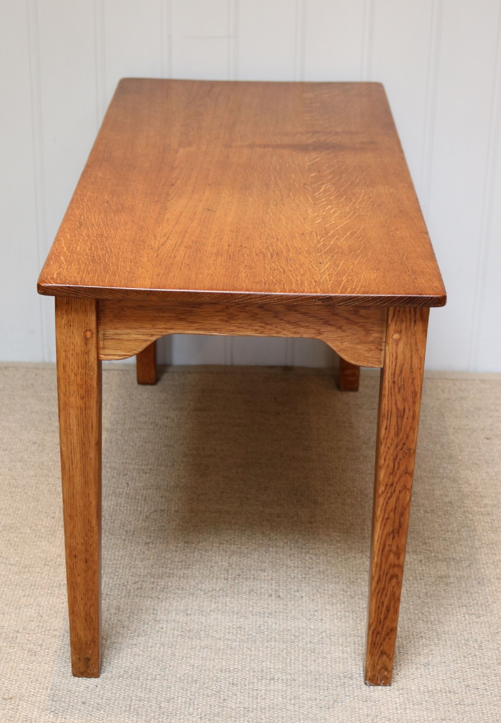 Low Oak Side Table View V