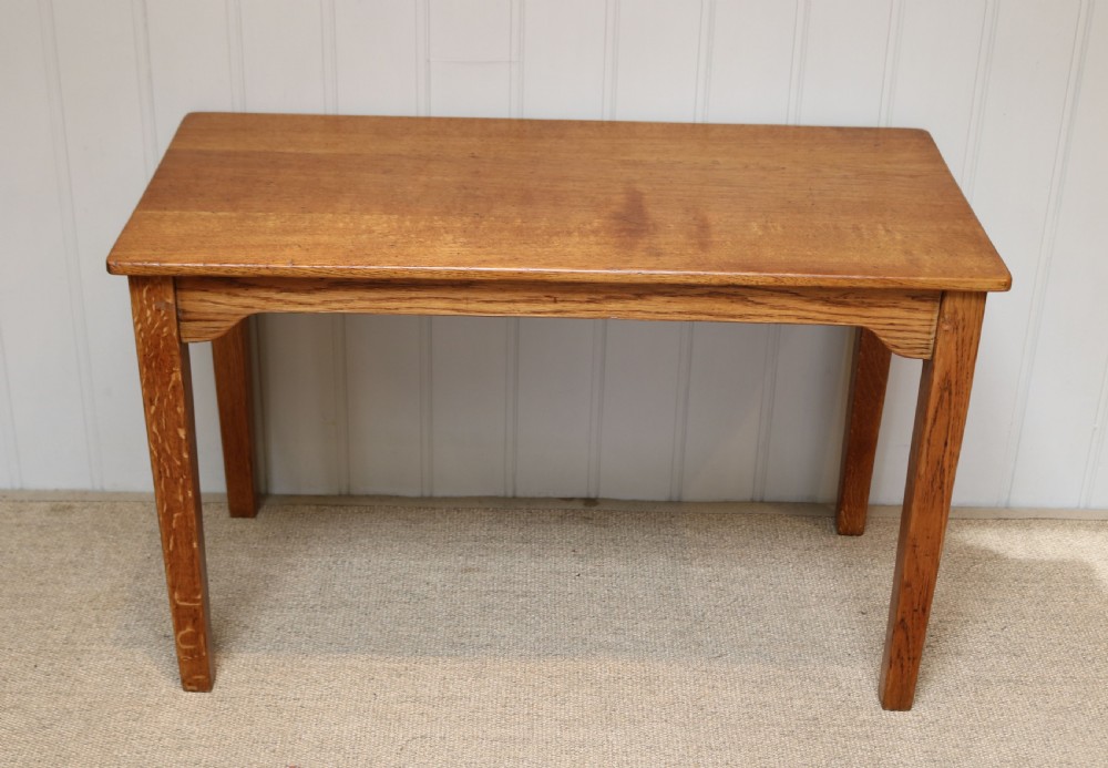 Low Oak Side Table View VIII