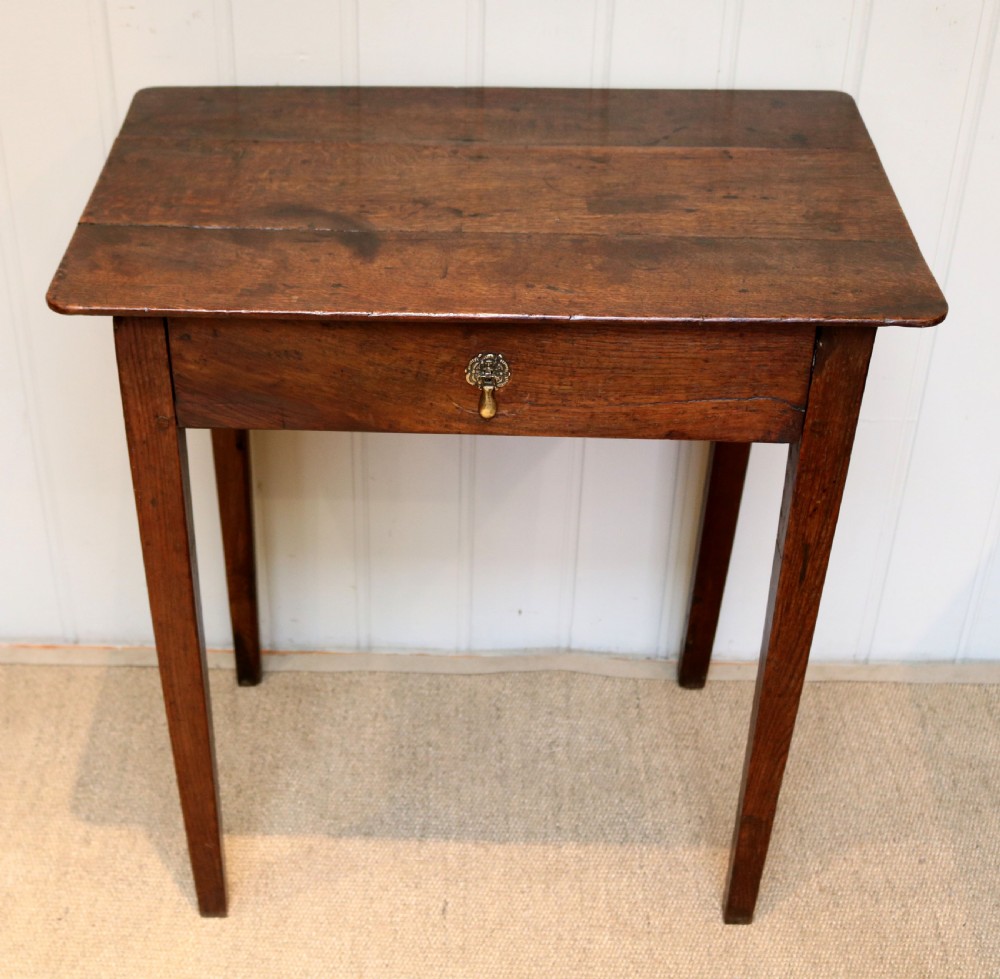 Early 19th Century French Oak Side Table