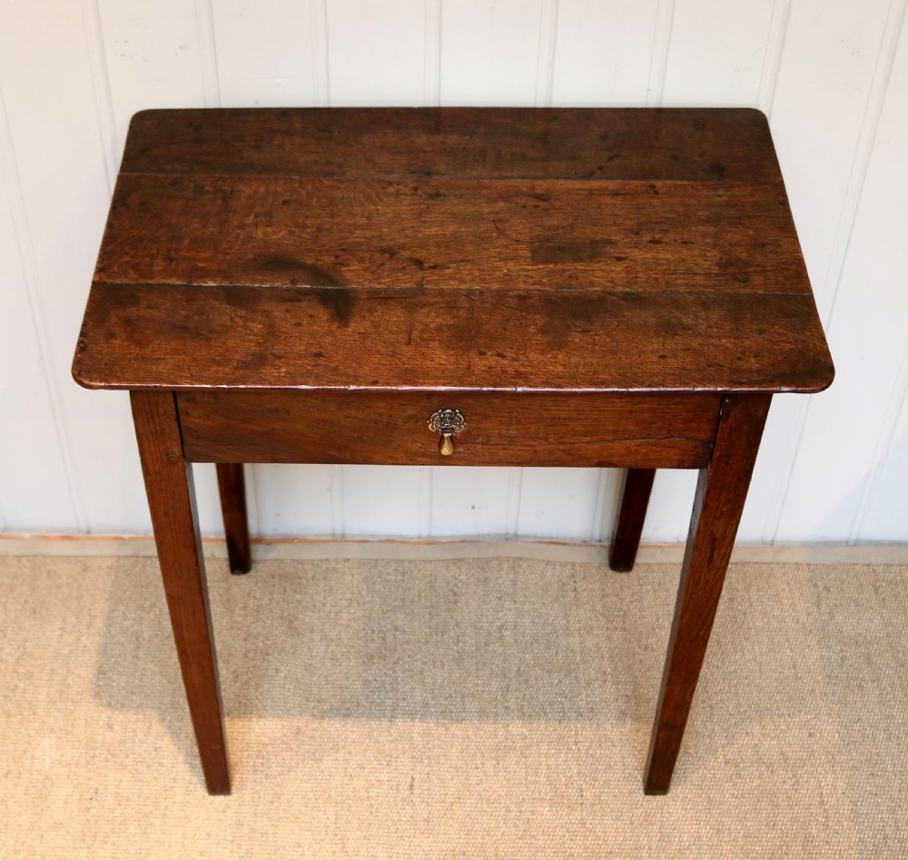 Early 19th Century French Oak Side Table View IV