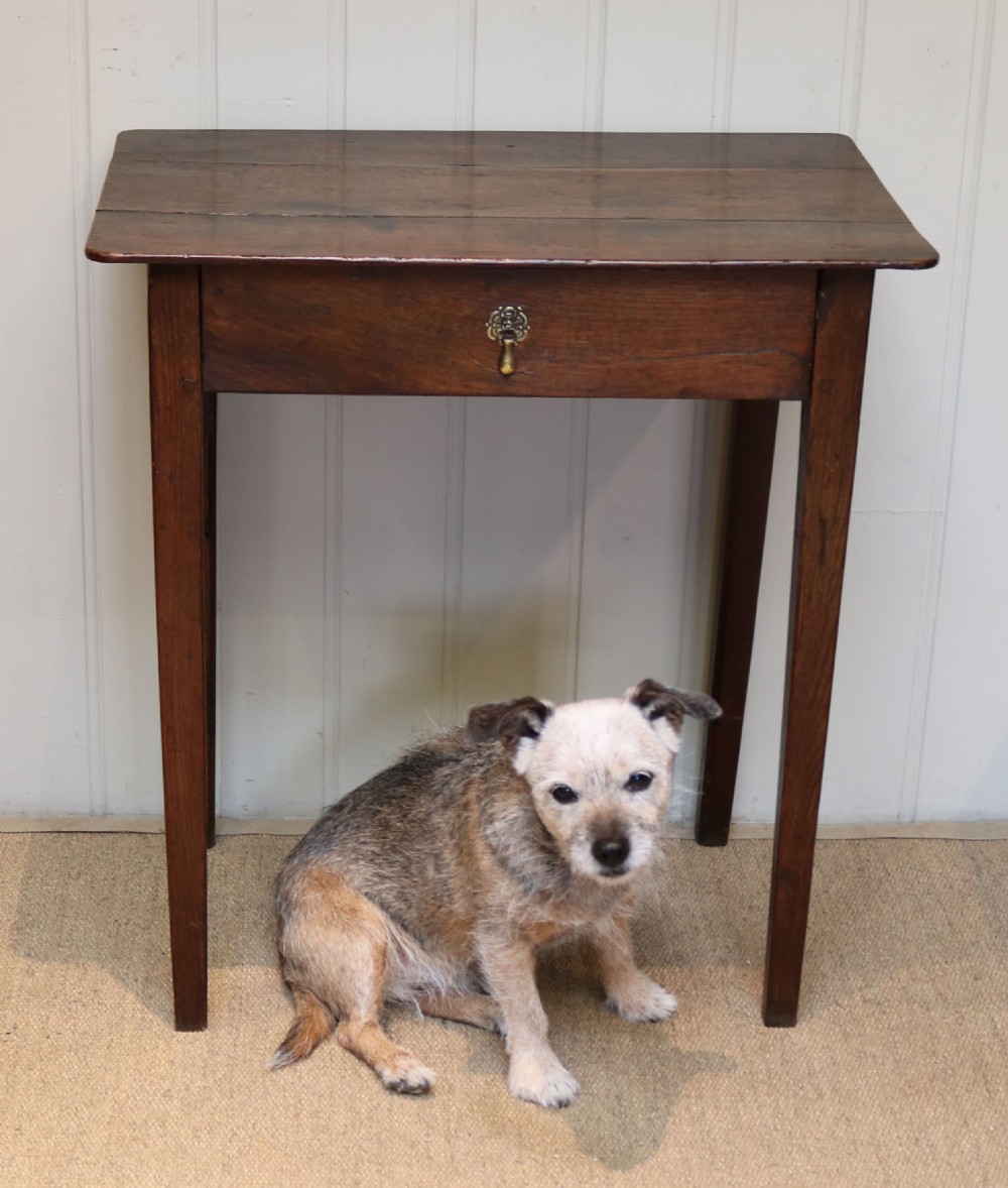 Early 19th Century French Oak Side Table View V