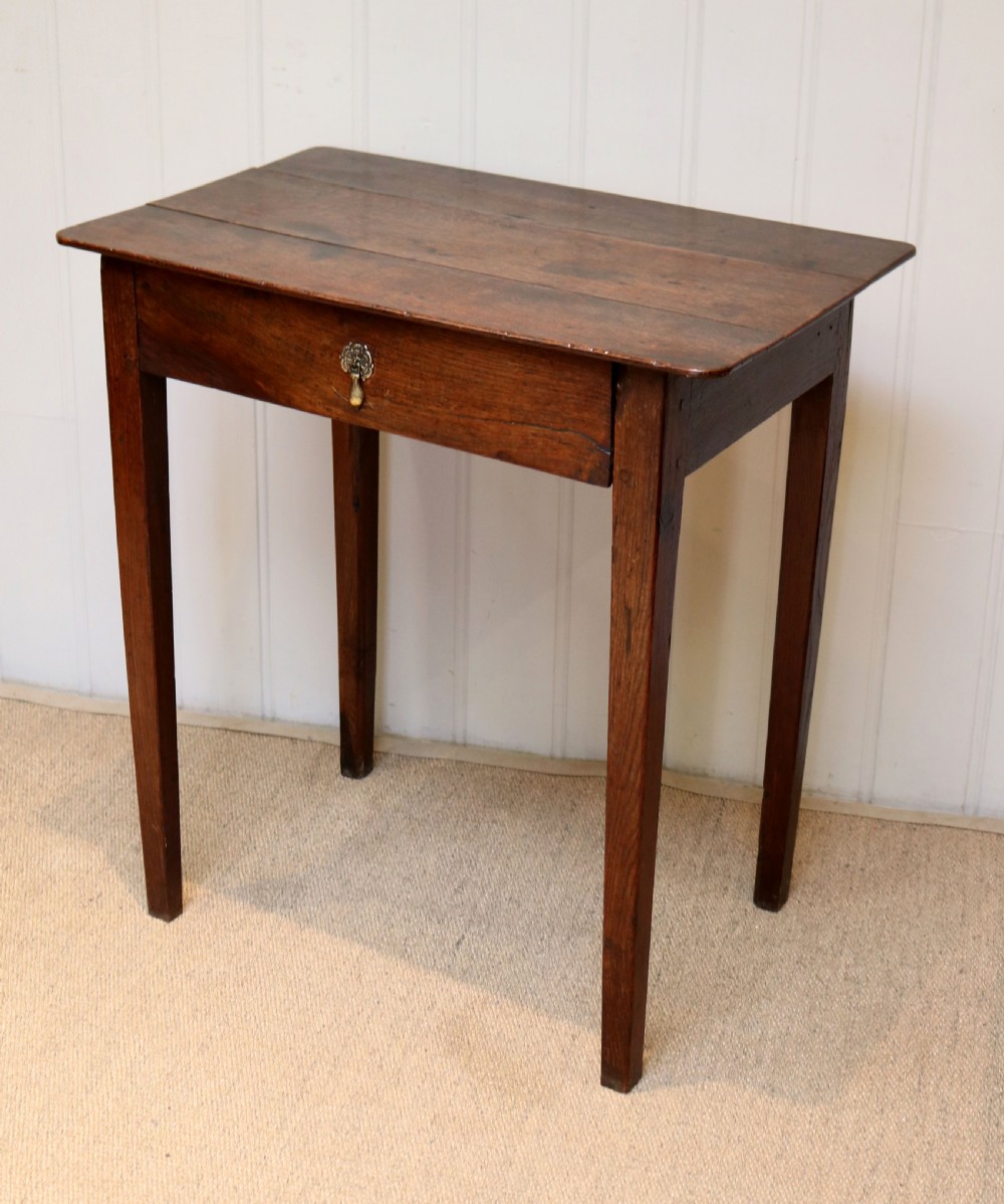 Early 19th Century French Oak Side Table View VI