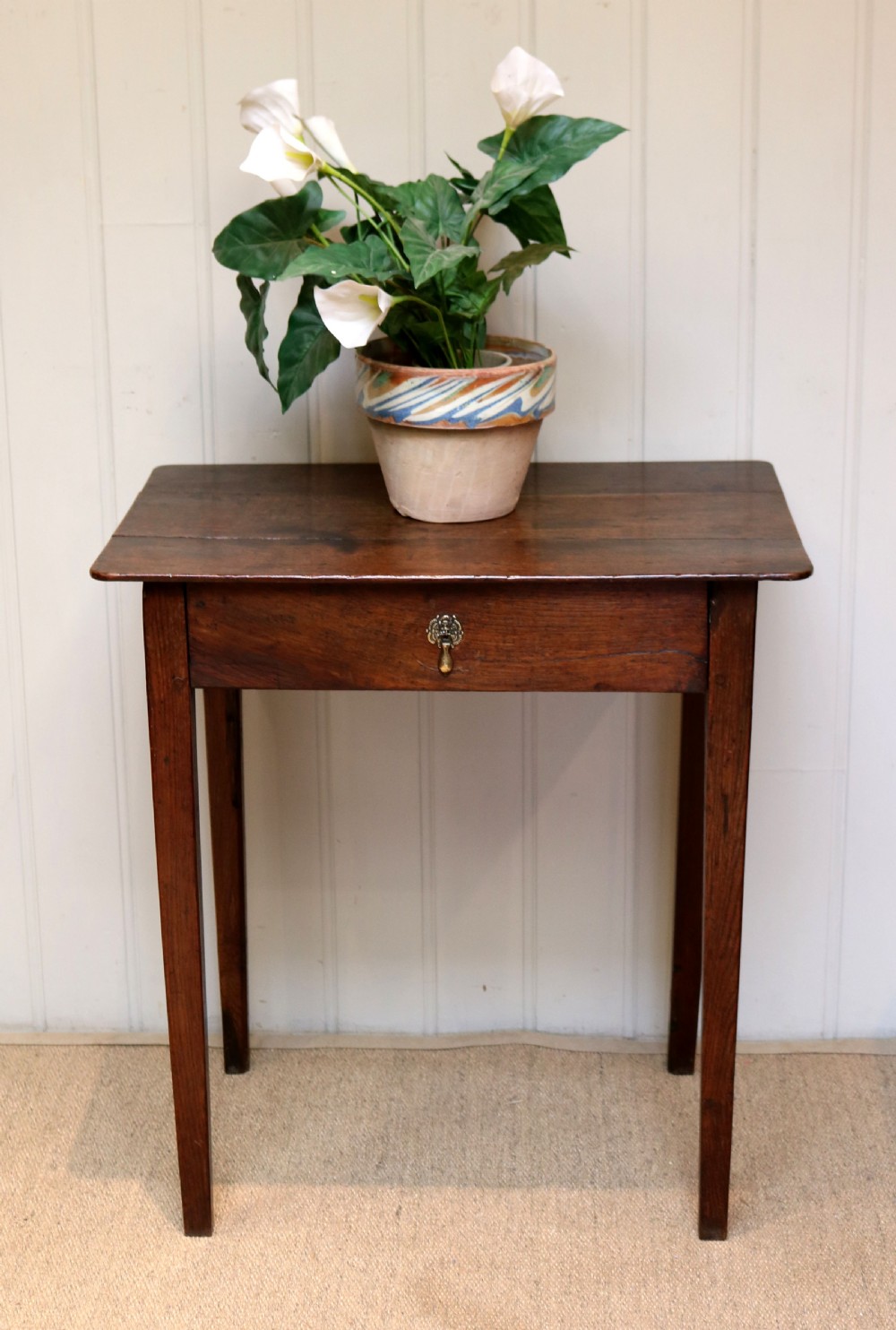 Early 19th Century French Oak Side Table View VII