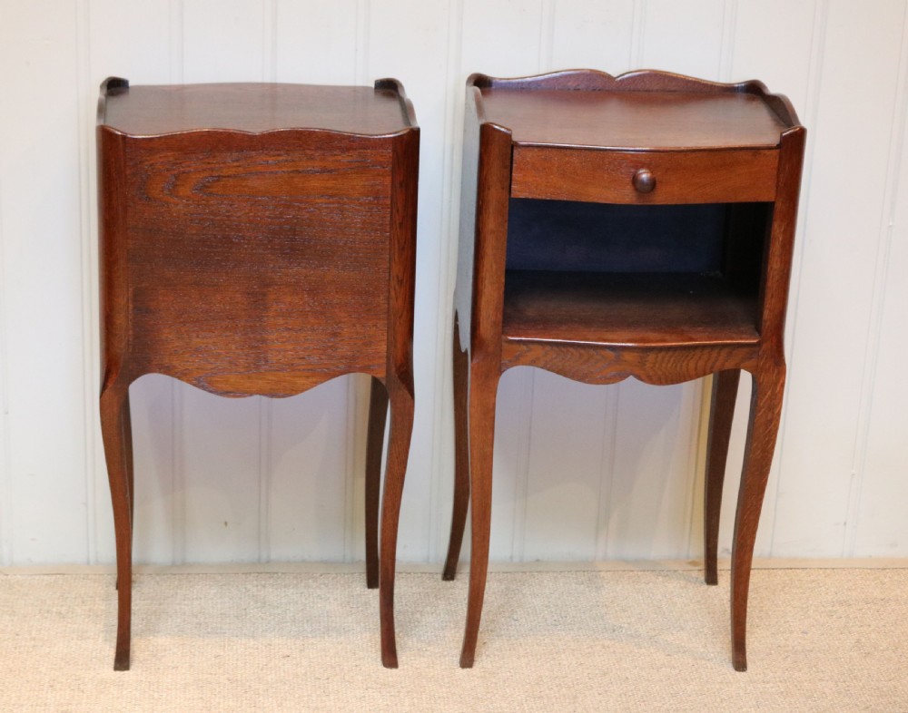 Pair Of French Oak Bedside Cabinets View VIII