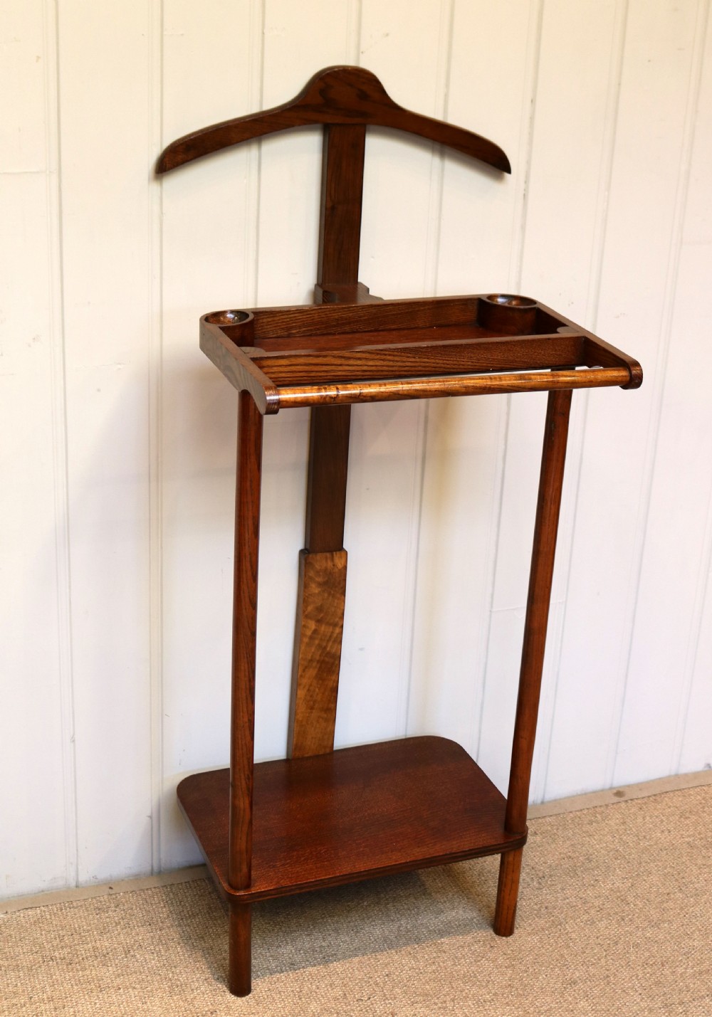 Oak Valet Stand View II