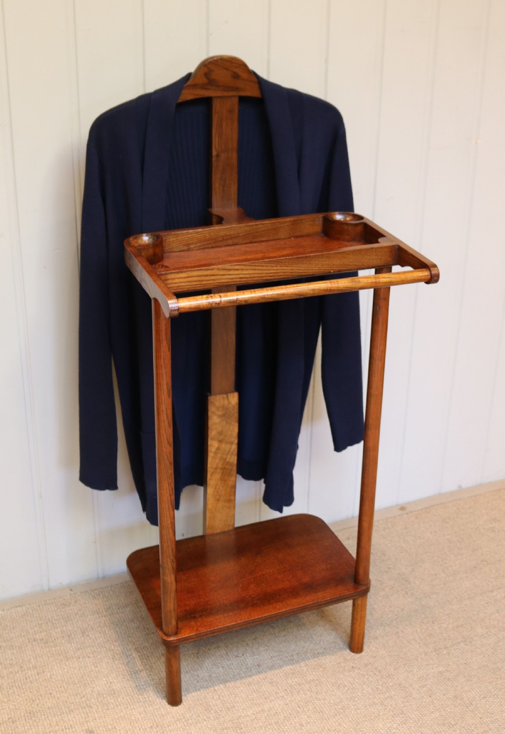Oak Valet Stand View III