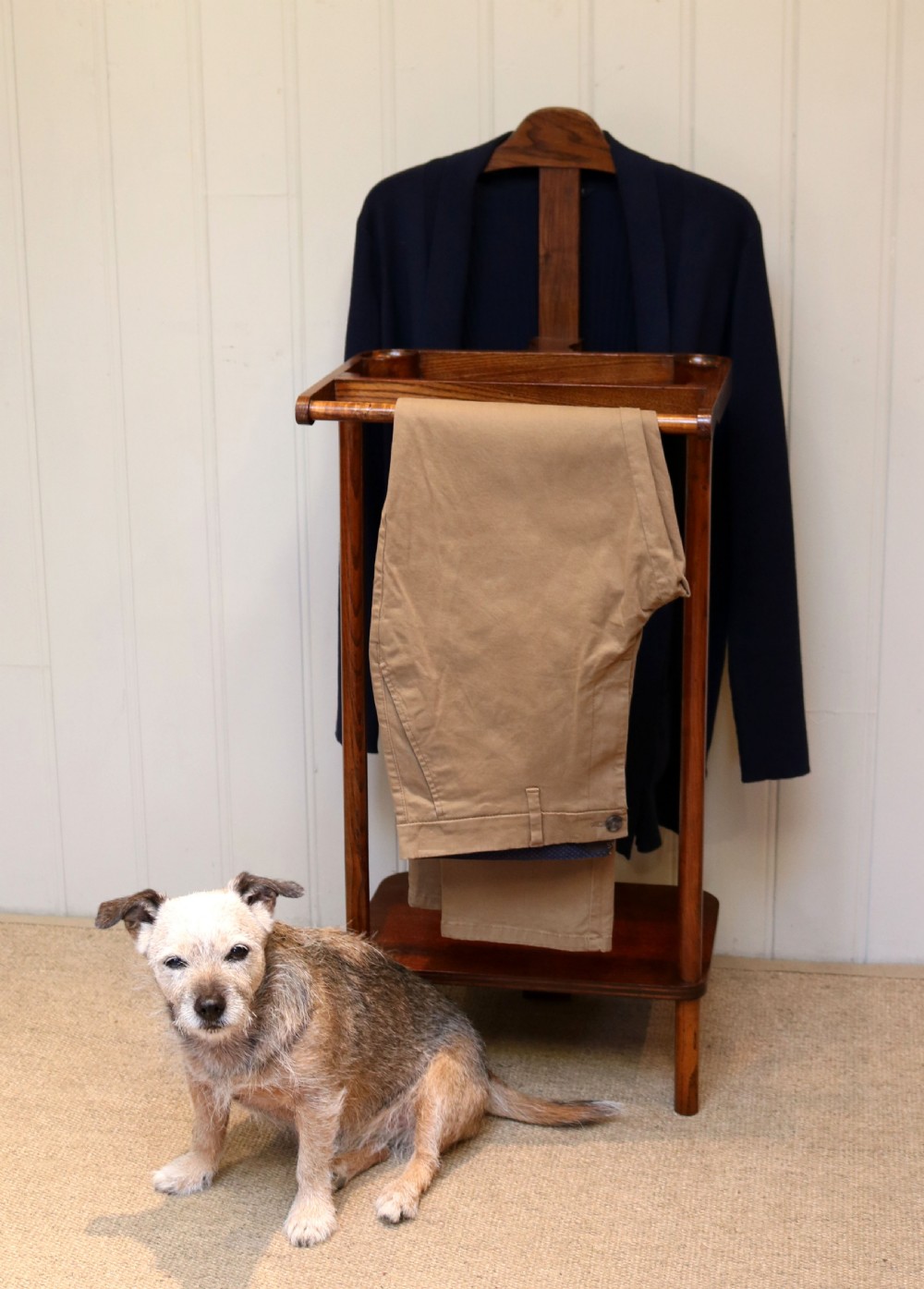 Oak Valet Stand View VII