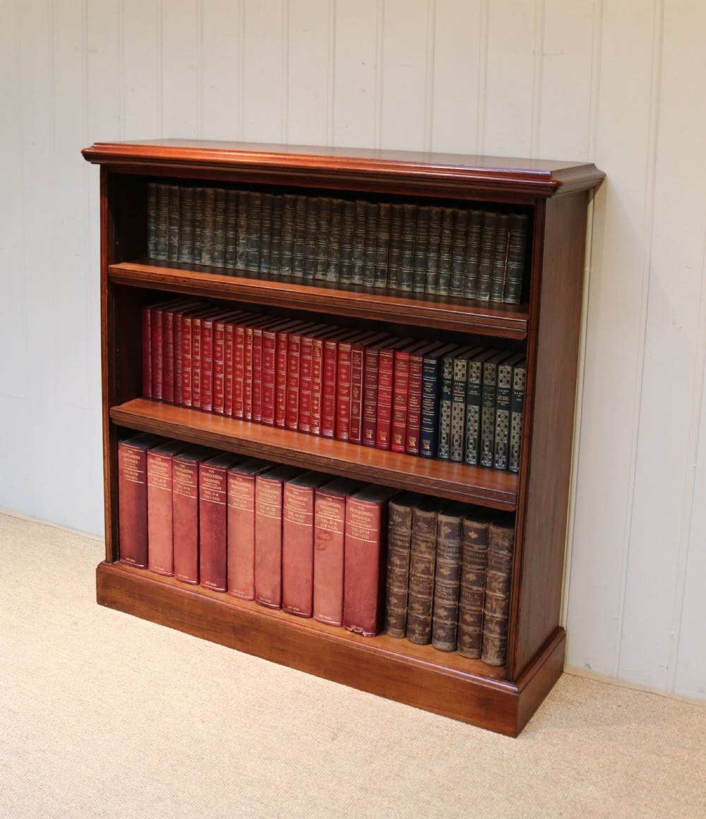 Late 19th Century Walnut Open Bookcase View III