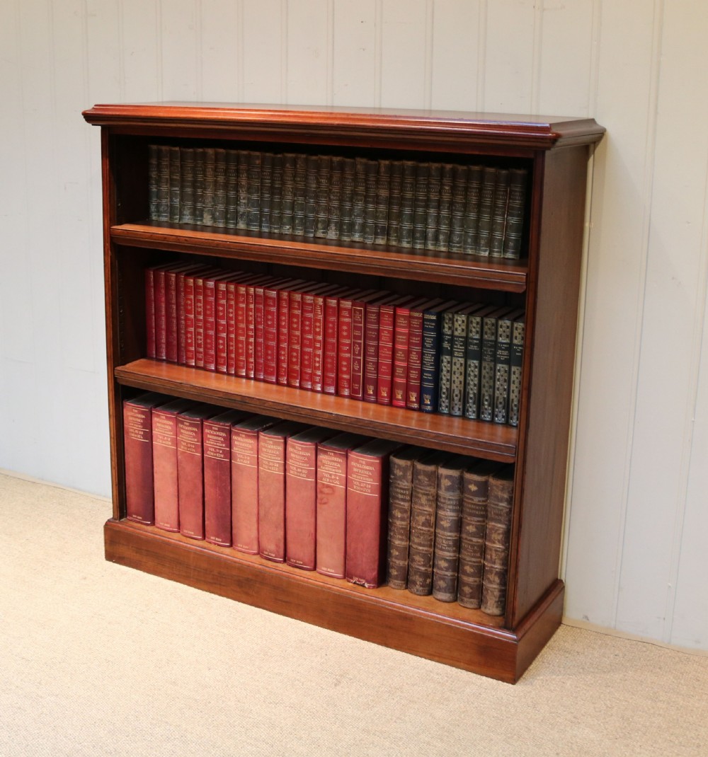 Late 19th Century Walnut Open Bookcase View VII