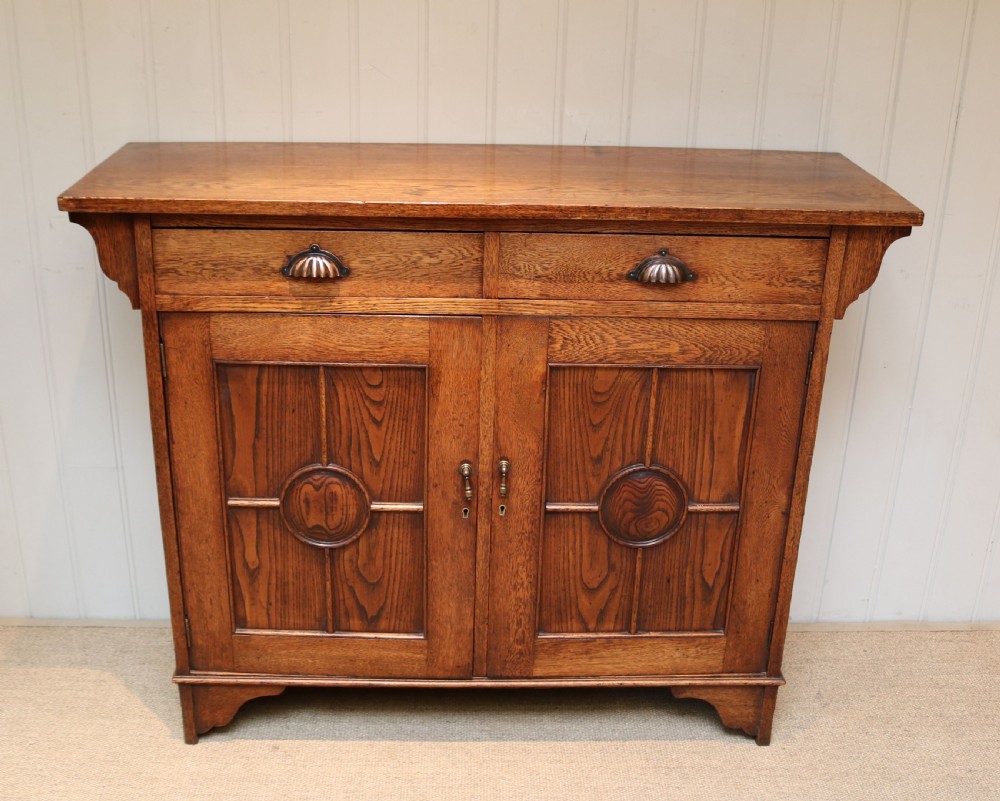 Golden Oak Sideboard View II