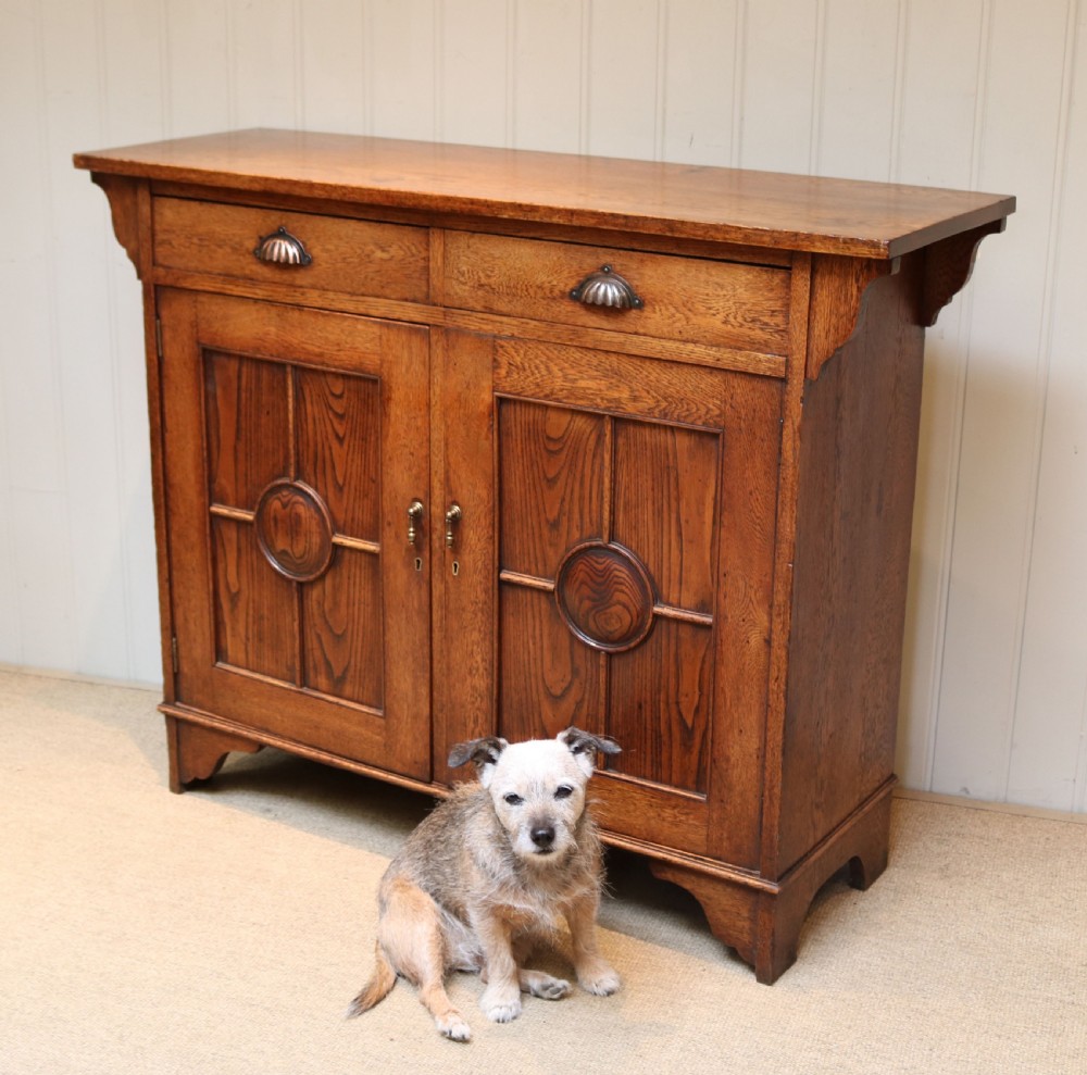 Golden Oak Sideboard View VII