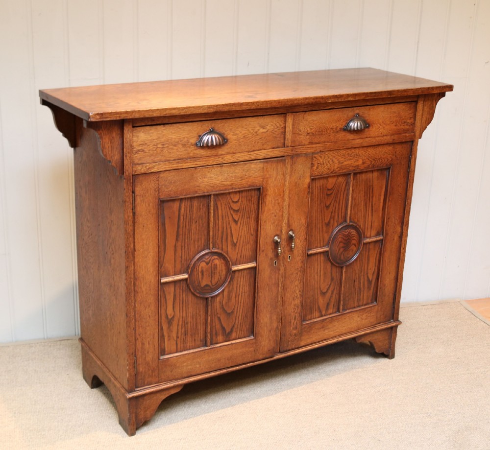 Golden Oak Sideboard View VIII