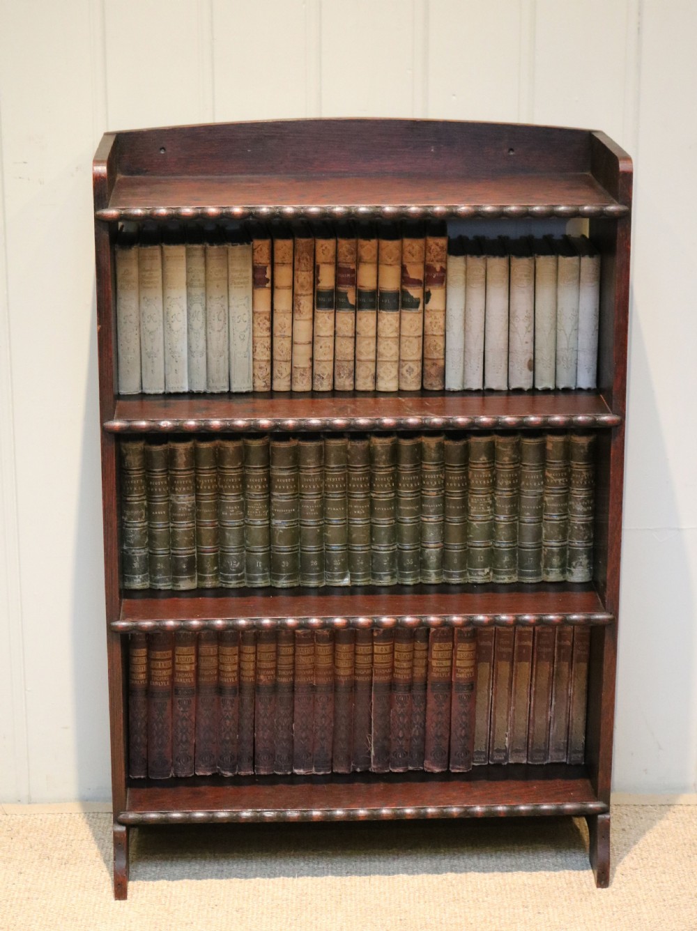 Small Open Oak Book Shelves View III