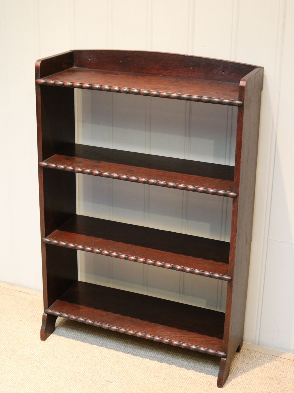 Small Open Oak Book Shelves View IV