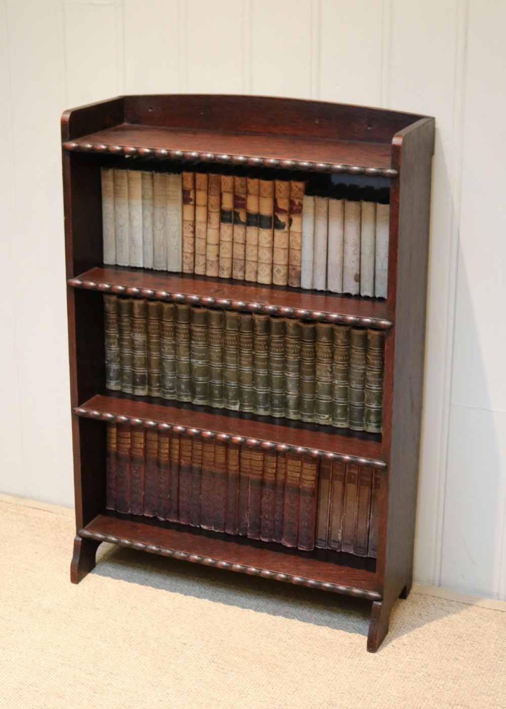 Small Open Oak Book Shelves View V