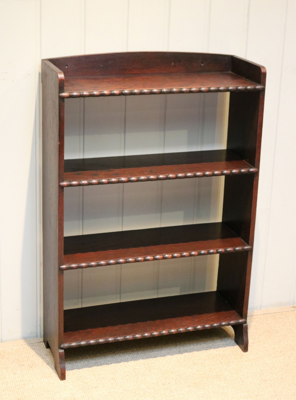 Small Open Oak Book Shelves View VI