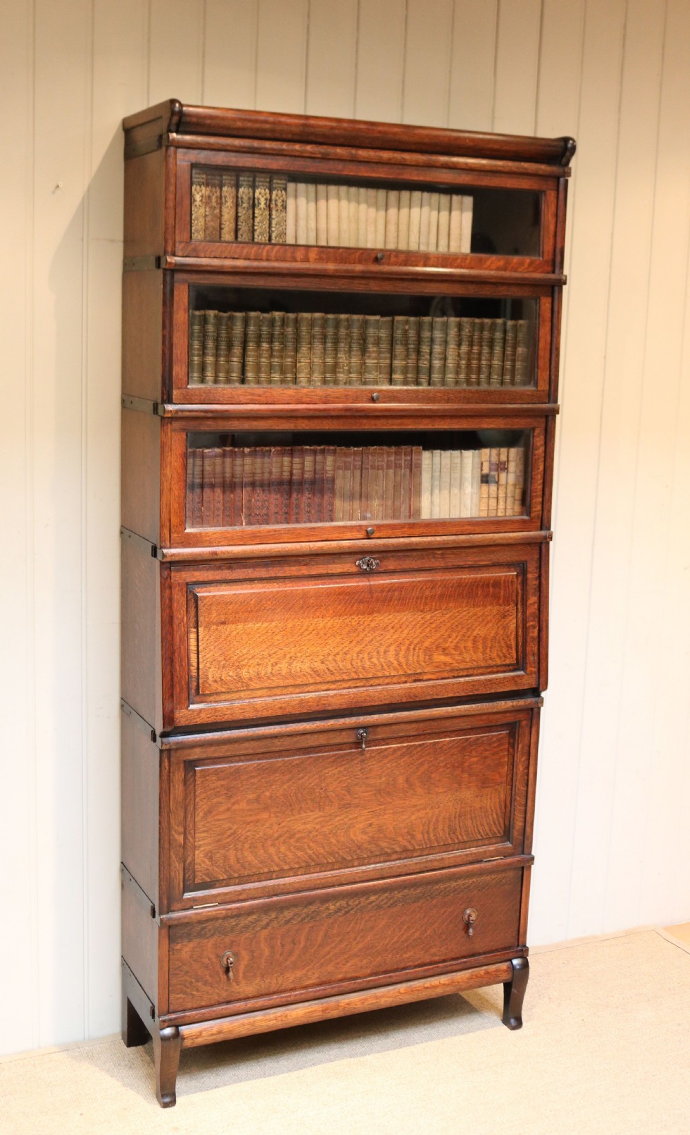 Unusual Substantial Globe Wernicke Cabinet Bookcase