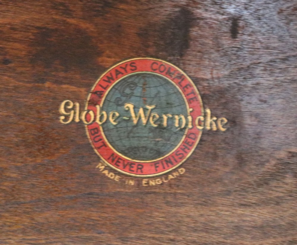 Unusual Substantial Globe Wernicke Cabinet Bookcase View IX