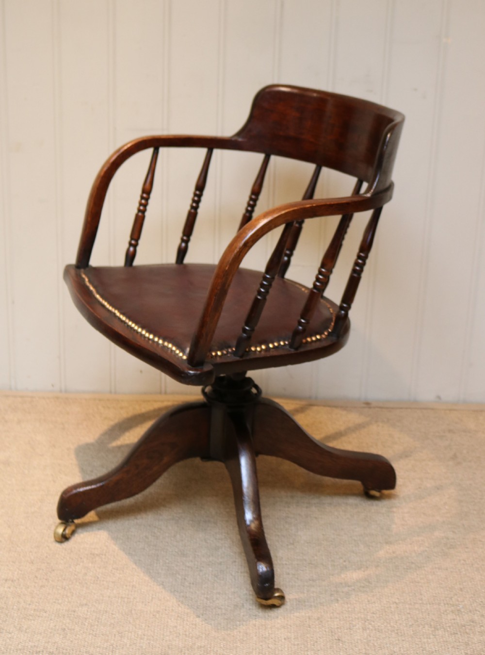 Oak Desk Chair View IV
