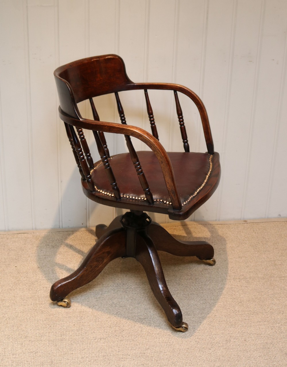 Oak Desk Chair View V