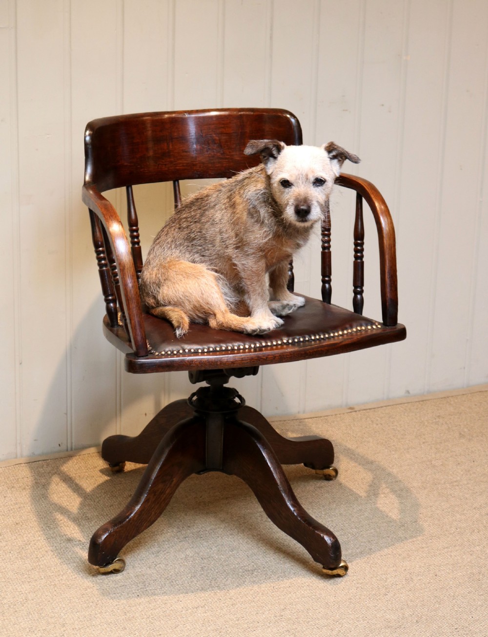 Oak Desk Chair View VI