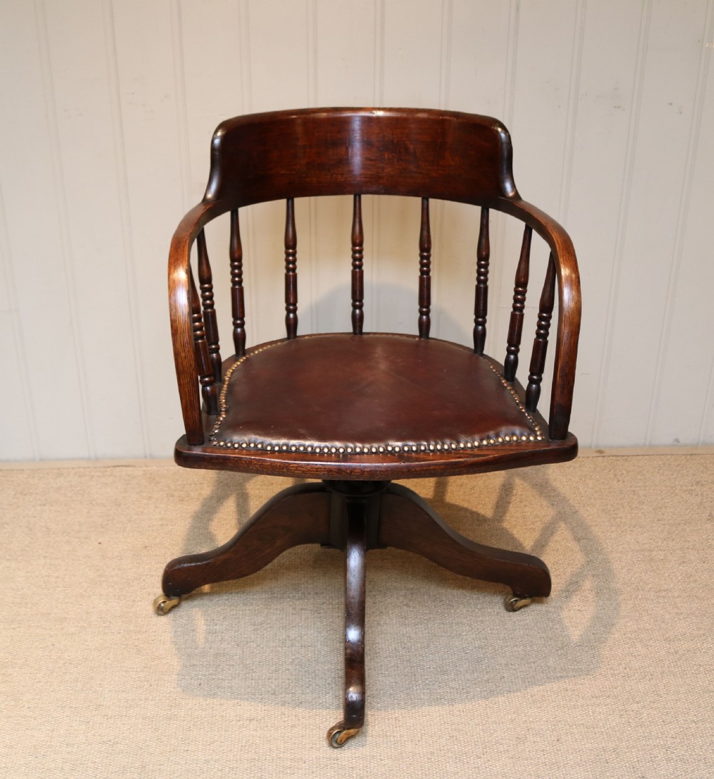 Oak Desk Chair View VII